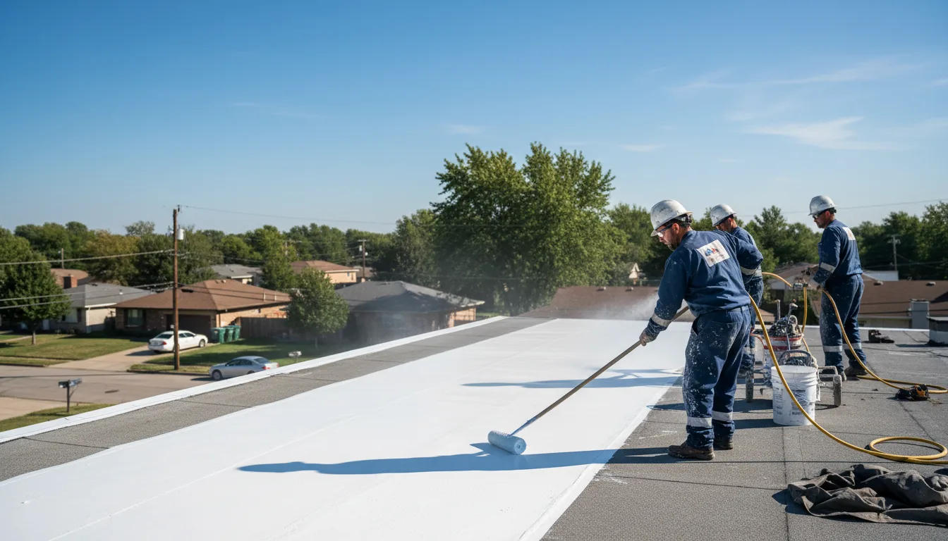 Commercial roof coating in Pendleton, NC near me